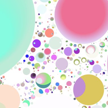 Çok renkli geometrik daire arka plan seamless modeli.