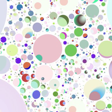 Çok renkli geometrik daire arka plan seamless modeli.