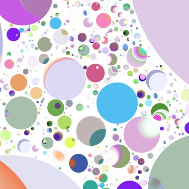 Çok renkli geometrik daire arka plan seamless modeli.