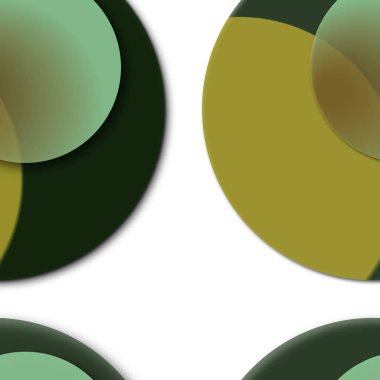 Çok renkli geometrik daire arka plan seamless modeli.