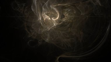 Fantezi kaotik renkli fraktal desen. Soyut Fraktal şekiller. 3D render resimde arka plan veya duvar kağıdı.