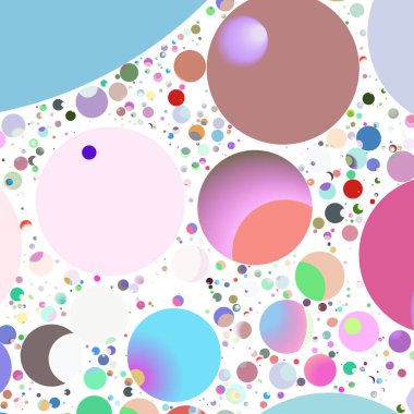 Daire saydam arka plan - eğilim seamless modeli.