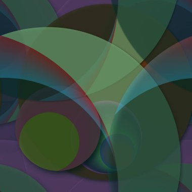 Çok renkli geometrik daire arka plan seamless modeli.