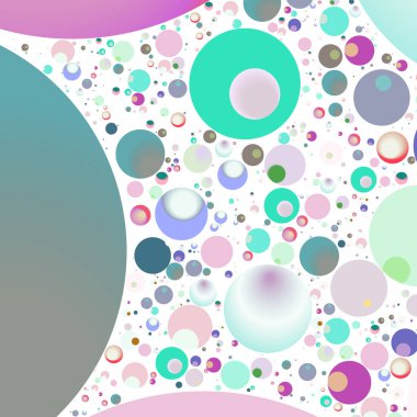 Çok renkli geometrik daire arka plan seamless modeli.