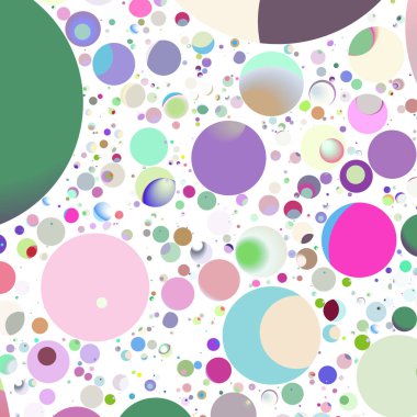 Çok renkli geometrik daire arka plan seamless modeli.