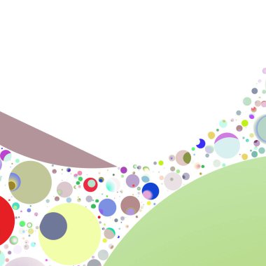 Çok renkli geometrik daire arka plan seamless modeli.