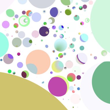 Çok renkli geometrik daire arka plan seamless modeli.