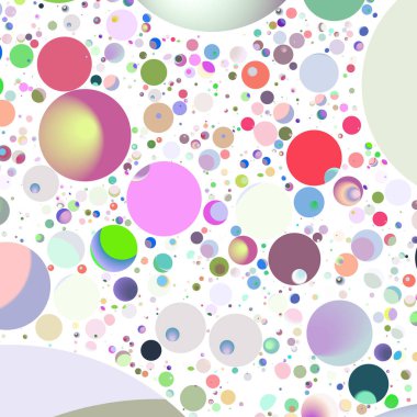 Çok renkli geometrik daire arka plan seamless modeli.