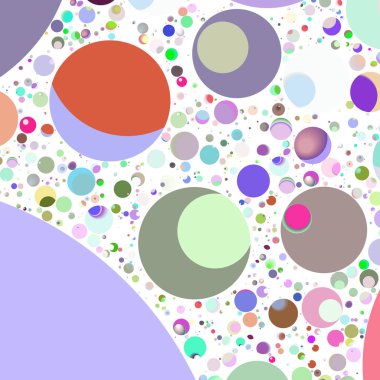 Çok renkli geometrik daire arka plan seamless modeli.