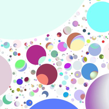 Çok renkli geometrik daire arka plan seamless modeli.