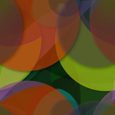 Daire saydam arka plan - eğilim seamless modeli.