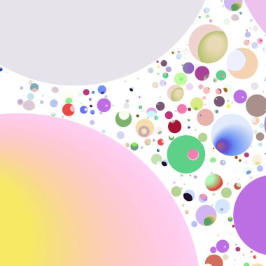 Çok renkli geometrik daire arka plan seamless modeli.