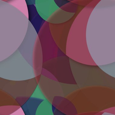 Daire saydam arka plan - eğilim seamless modeli.