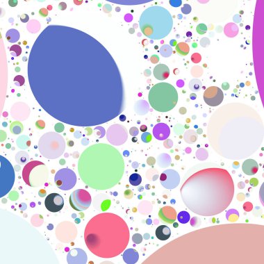 Çok renkli geometrik daire arka plan seamless modeli.