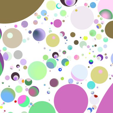 Çok renkli geometrik daire arka plan seamless modeli.
