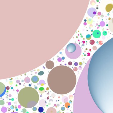 Çok renkli geometrik daire arka plan seamless modeli.