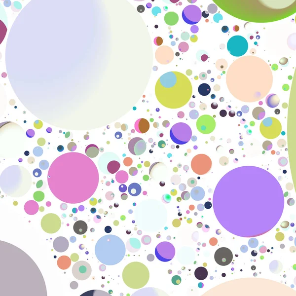 Multicolor Geometrische Cirkel Abstracte Achtergrond Naadloze Patroon — Stockfoto