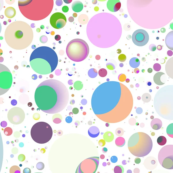 Çok renkli geometrik daire arka plan seamless modeli.