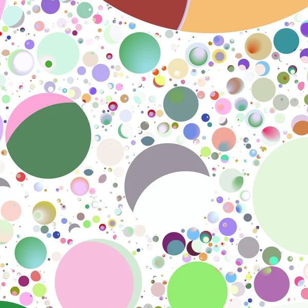 Çok renkli geometrik daire arka plan seamless modeli.