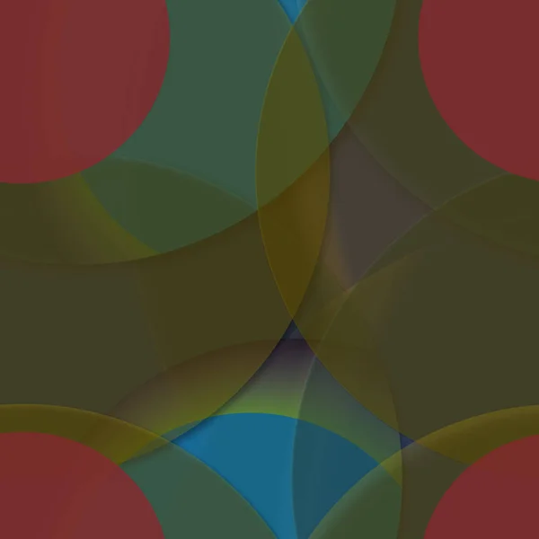 Multicolor Geometrische Cirkel Abstracte Achtergrond Naadloze Patroon — Stockfoto