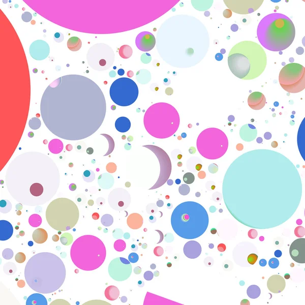 Çok renkli geometrik daire arka plan seamless modeli.