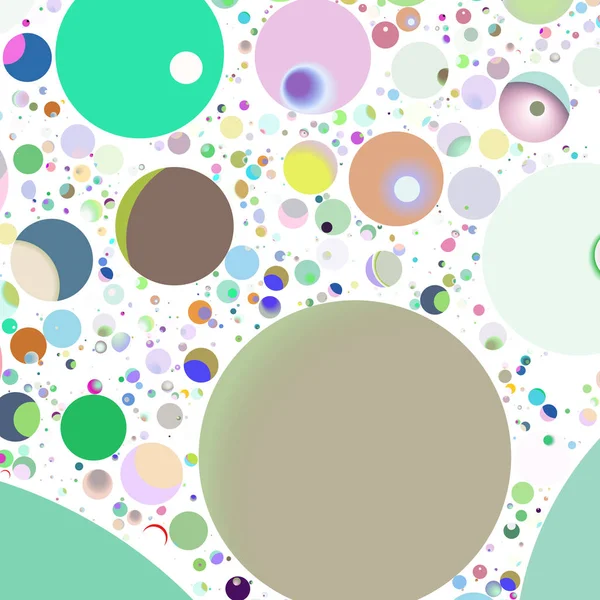 Mångfärgade Geometrisk Cirkel Abstrakt Bakgrund Sömlösa Mönster — Stockfoto