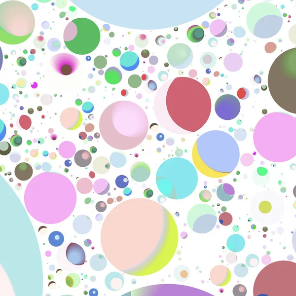 Çok renkli geometrik daire arka plan seamless modeli.