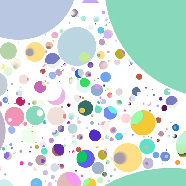 Çok renkli geometrik daire arka plan seamless modeli.