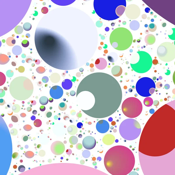 Çok renkli geometrik daire arka plan seamless modeli.