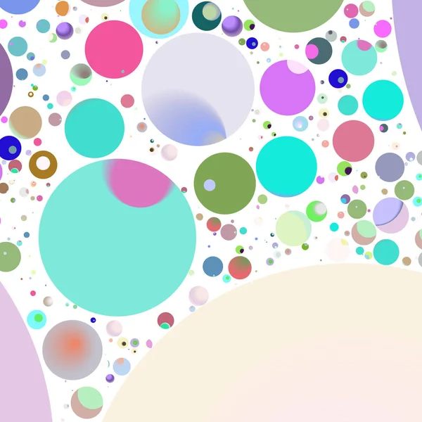 Mångfärgade Geometrisk Cirkel Abstrakt Bakgrund Sömlösa Mönster — Stockfoto