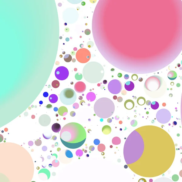 Çok renkli geometrik daire arka plan seamless modeli.