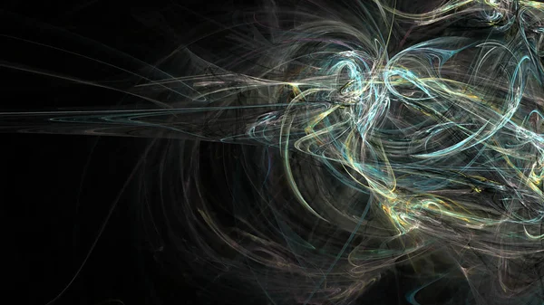 Fantezi kaotik renkli fraktal desen. Soyut Fraktal şekiller. 3D render resimde arka plan veya duvar kağıdı.