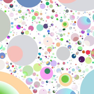 Daire saydam arka plan - eğilim seamless modeli.