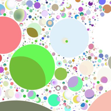 Daire saydam arka plan - eğilim seamless modeli.