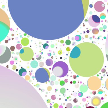 Daire saydam arka plan - eğilim seamless modeli.