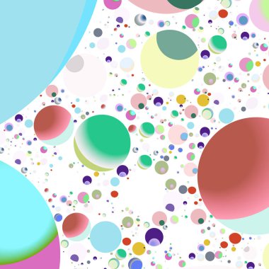 Daire saydam arka plan - eğilim seamless modeli.