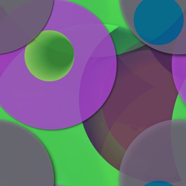 Daire saydam arka plan - eğilim seamless modeli.