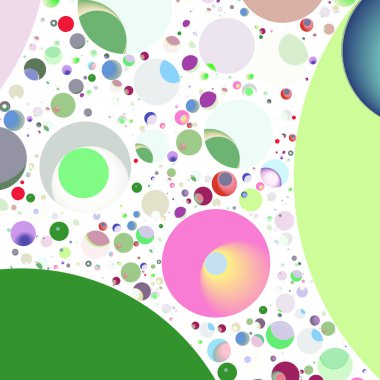 Daire saydam arka plan - eğilim seamless modeli.