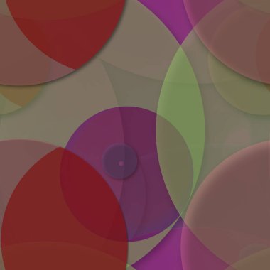 Daire saydam arka plan - eğilim seamless modeli.