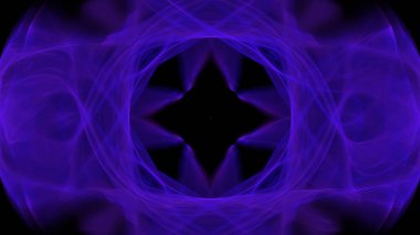 Fantezi kaotik renkli fraktal desen. Soyut Fraktal şekiller. 3D render resimde arka plan veya duvar kağıdı.