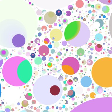 Daire saydam arka plan - eğilim seamless modeli.