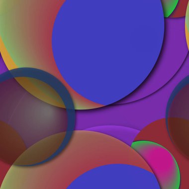 Daire saydam arka plan - eğilim seamless modeli.