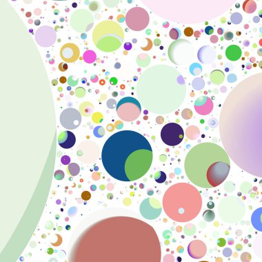 Daire saydam arka plan - eğilim seamless modeli.