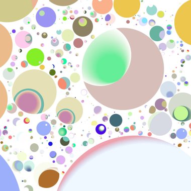 Daire saydam arka plan - eğilim seamless modeli.