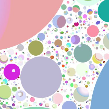 Daire saydam arka plan - eğilim seamless modeli.