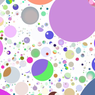 Daire saydam arka plan - eğilim seamless modeli.