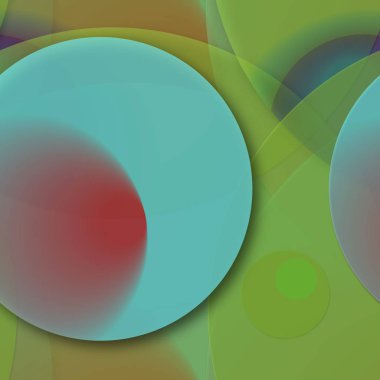 Daire saydam arka plan - eğilim seamless modeli.