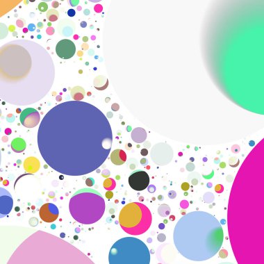 Daire saydam arka plan - eğilim seamless modeli.