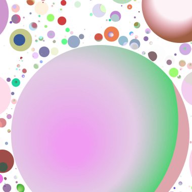 Daire saydam arka plan - eğilim seamless modeli.