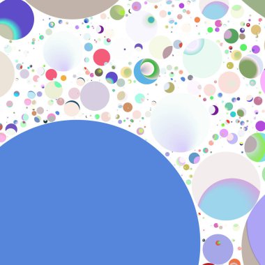 Daire saydam arka plan - eğilim seamless modeli.